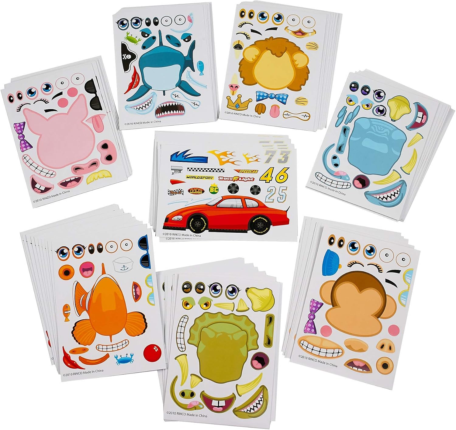 MAKE A STICKER ASSORTMENT (96PCS/UNIT)