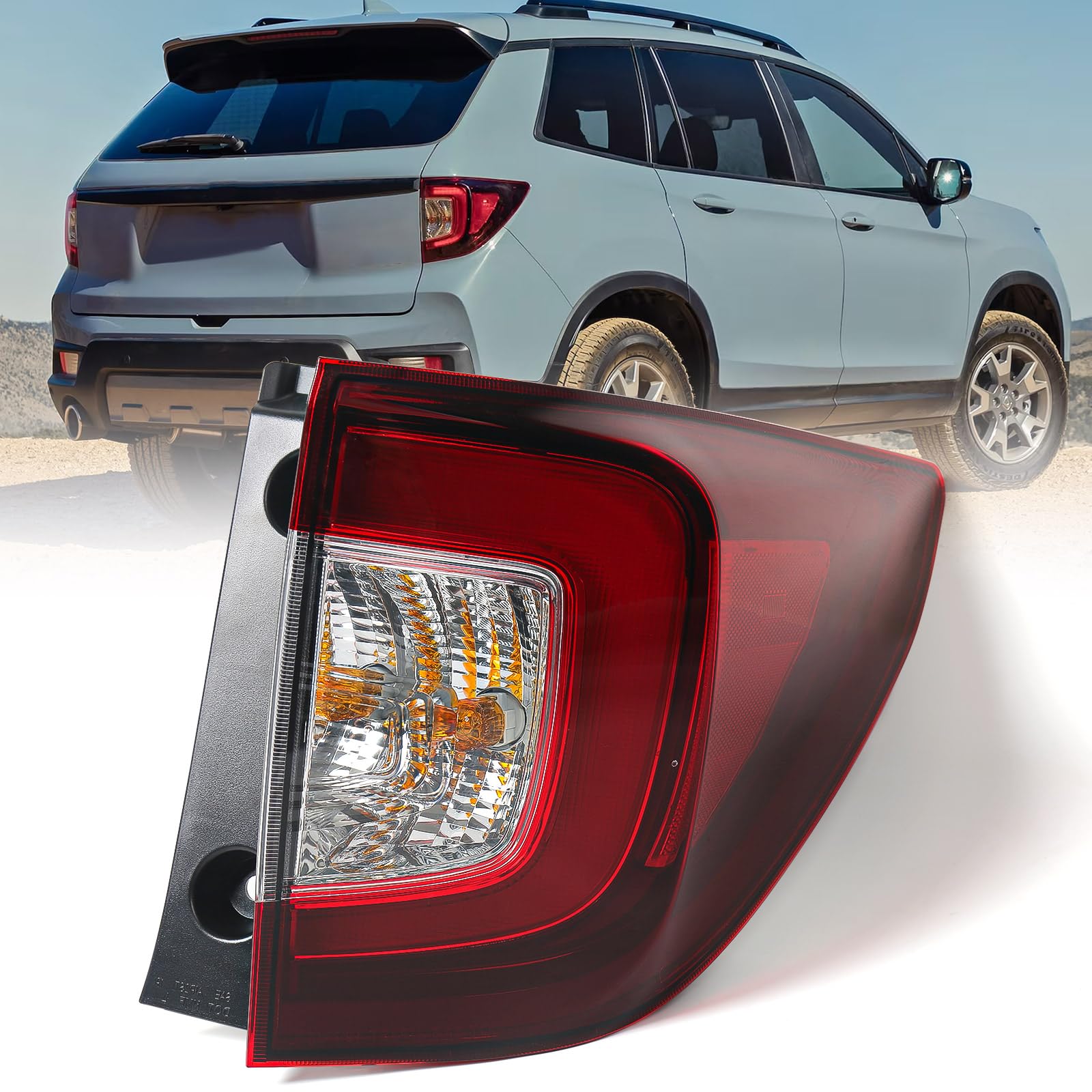 Amazon.com: Huray Tail Light for Honda Passport 2022 2023 OE Rear