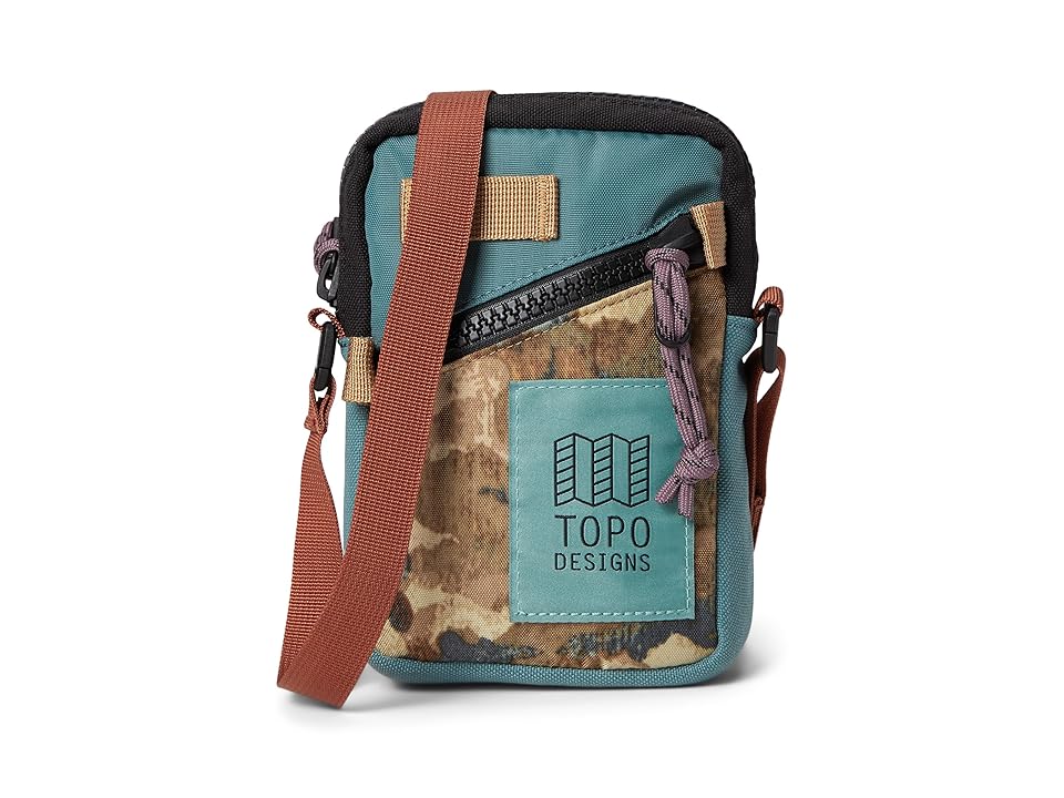 Topo Designs Mini Shoulder Bag (Sea Pine/Blur Camo) Cross Body Handbags INTERNATIONAL SHIPPING