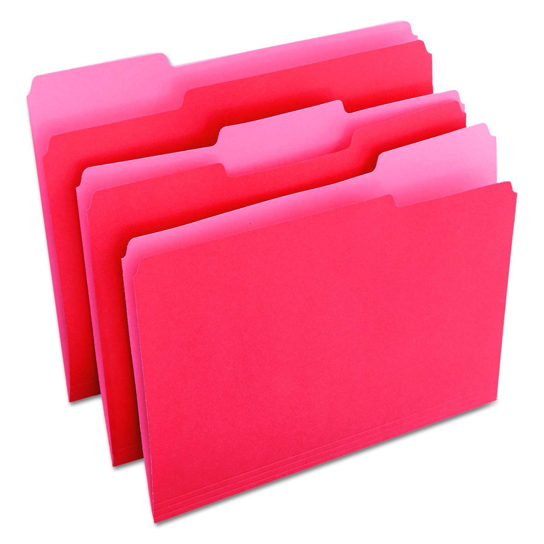 Universal One - Carpeta clasificadora de pestañas, color Red/Light Red