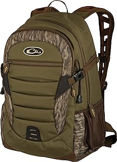 Drake Waterfowl Hunting Outdoor Backpack Daypack, Mossy Oak Bottomland, Large - Drake