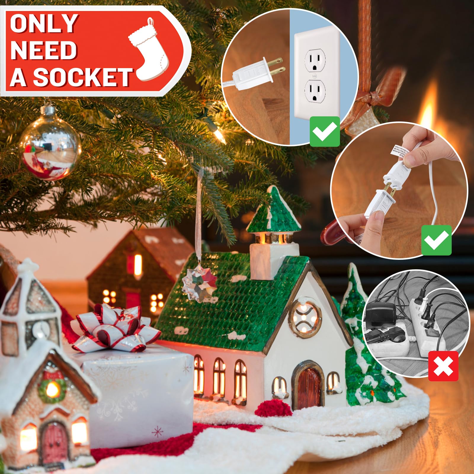 LaWana Christmas Village Lights