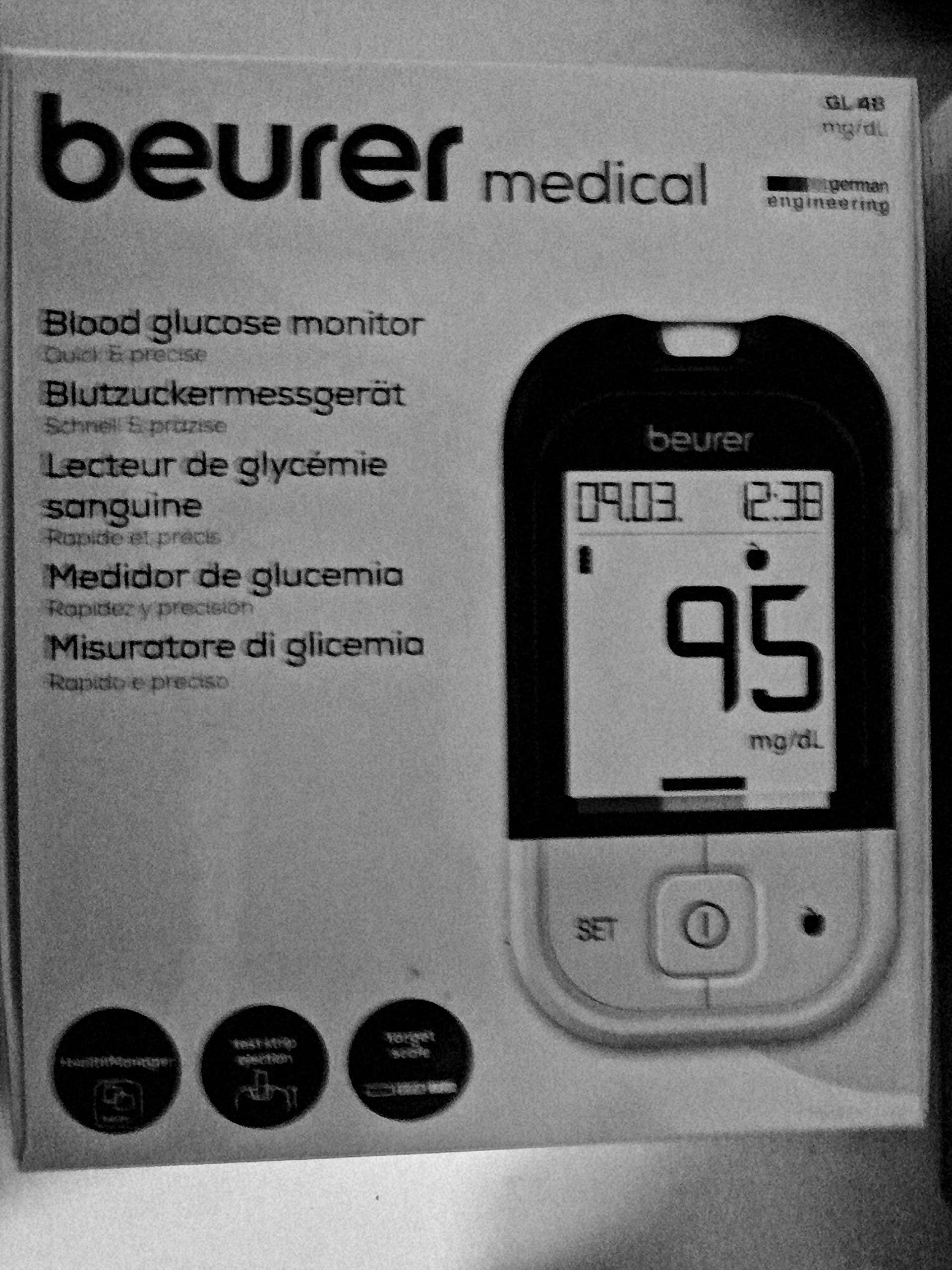 Beurer Monitor de azúcar en sangre GL 48