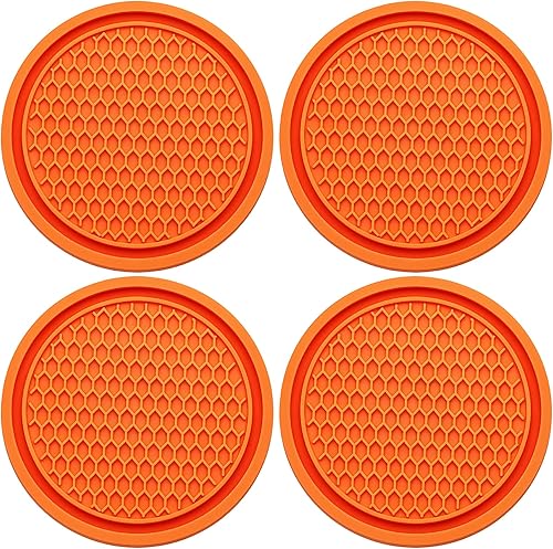 4 posavasos para automóvil, portavasos universales antideslizantes para automóvil, 2.75 pulgadas, accesorios universales antideslizantes para el