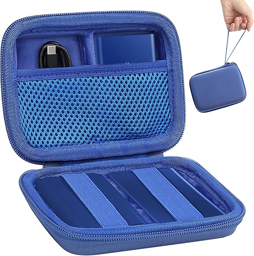Aenllosi Funda de viaje rígida de repuesto para Samsung T7T7 TouchT7 Shield Portable SSD, color azul (solo estuche)