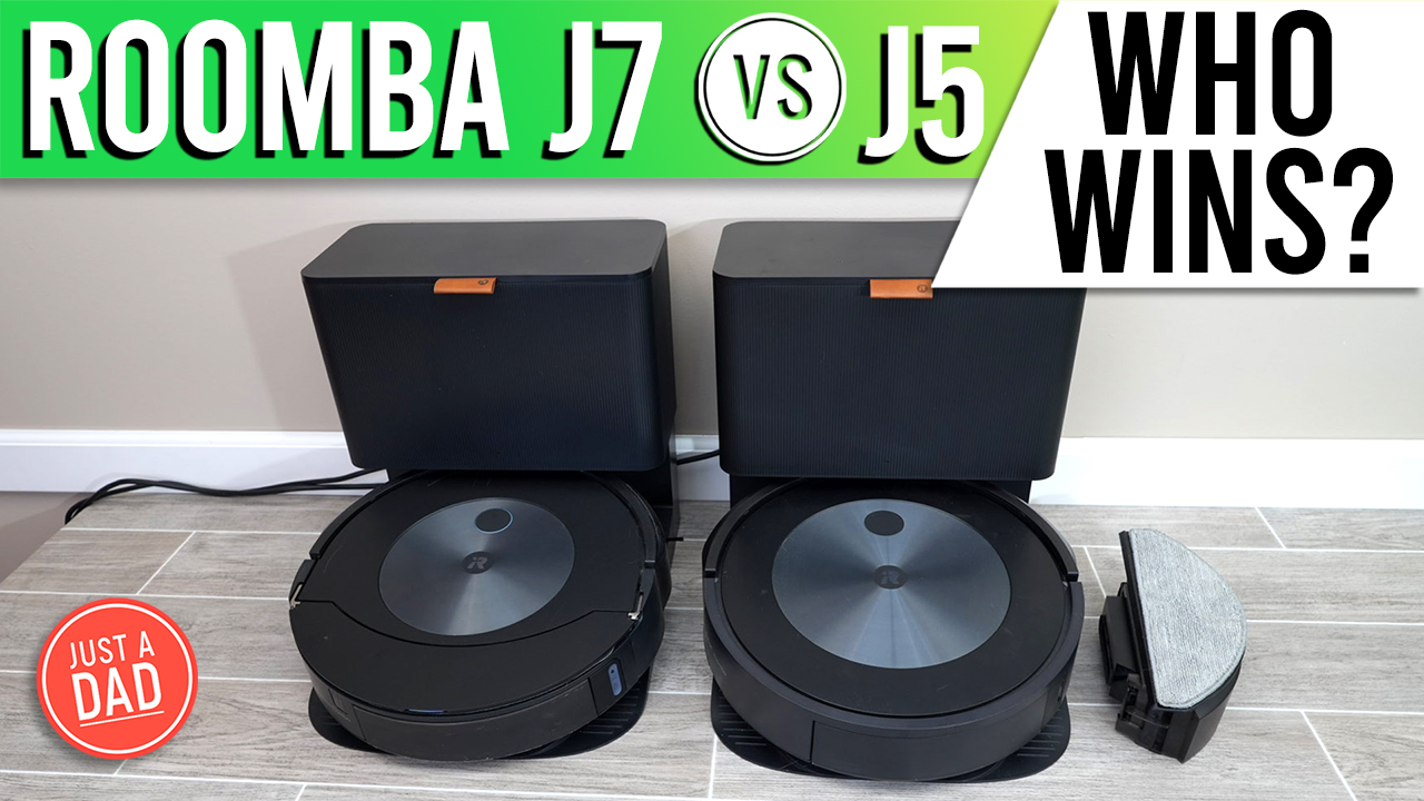 Watch Roomba j7 vs j5 Combo Self-Empty Robot Vac/Mop COMPARISON on