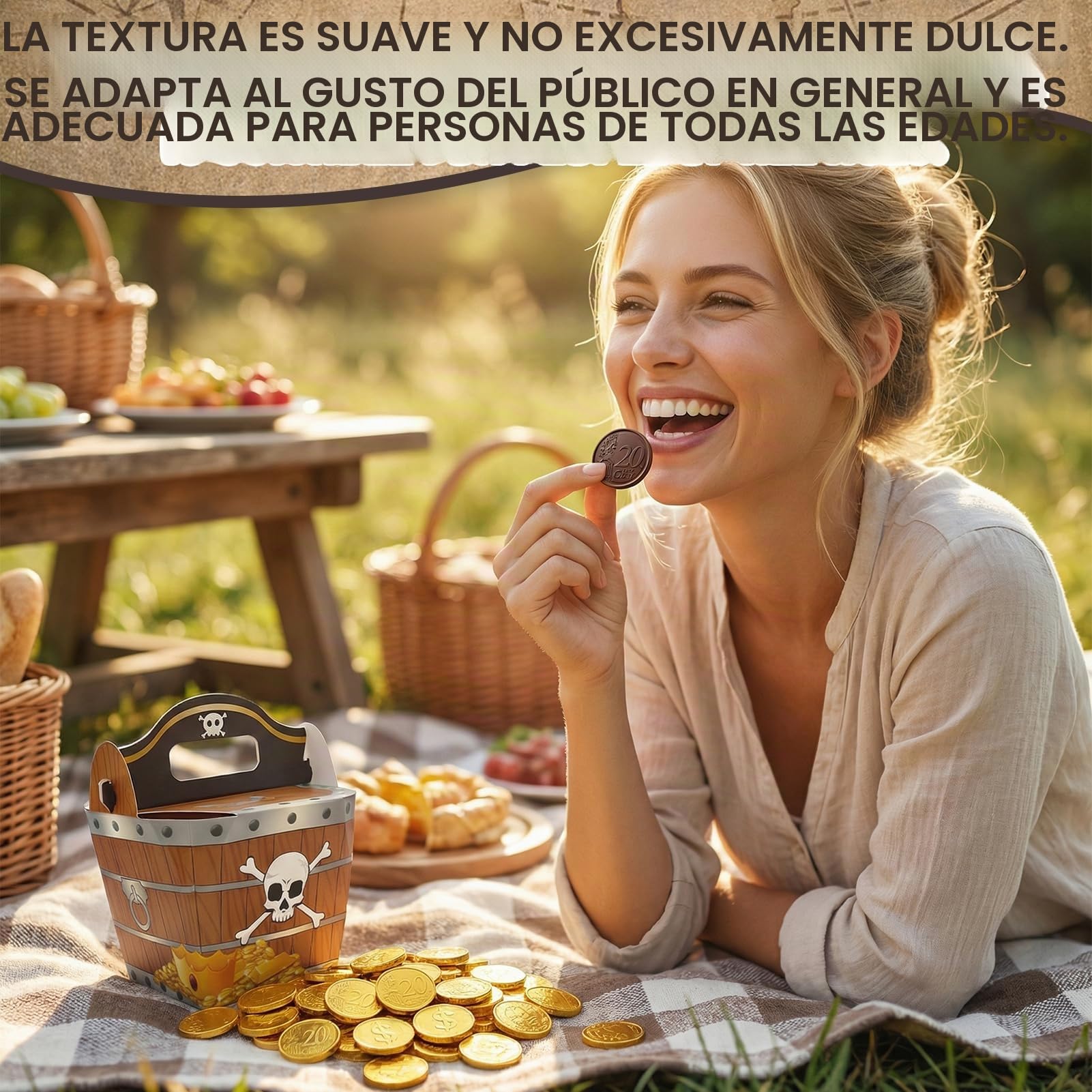 80 Piezas Monedas De Chocolate En Lámina De Oro, Monedas De Oro Comestibles | Chocolate Taler Ideal Para Tesoro Pirata, Cumpleaños Infantiles Y Celebraciones De Boda