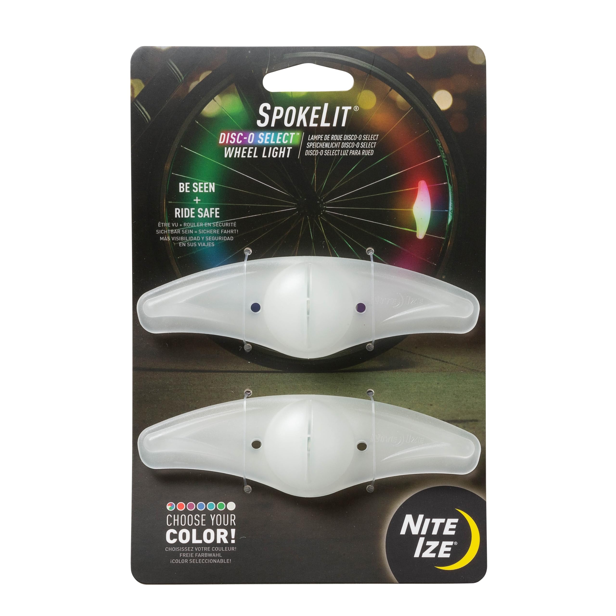 Nite IZE SpokeLit Wheel Light - LED Bicycle Spoke Lights for Visibility & Safety