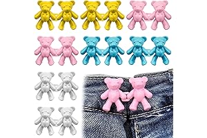 Atlodas Cute Bear No Sew Buttons