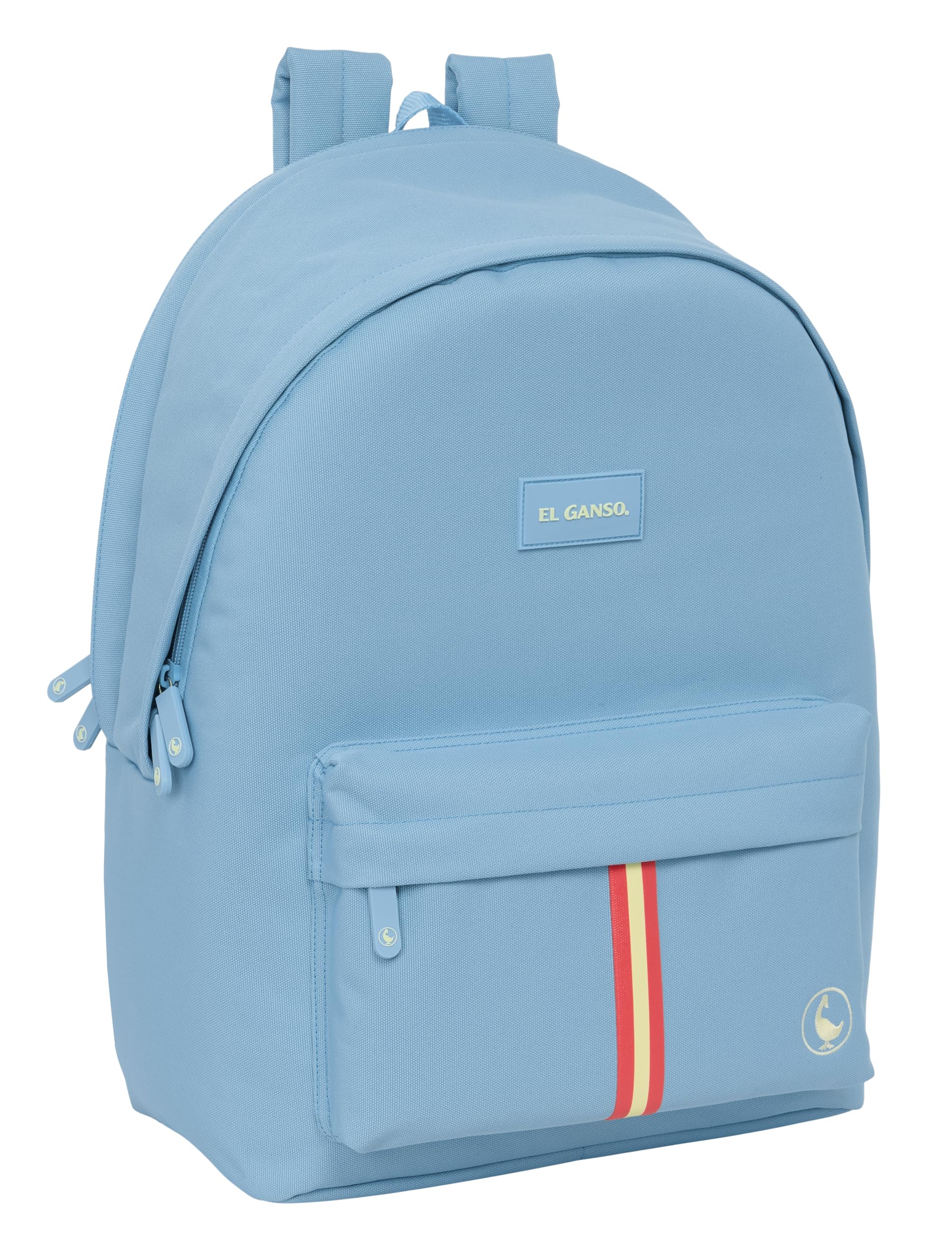 Safta EL GANSO BASICS – Backpack for Laptop 15.6 Inches and USB, Ideal for Young People of Different Ages, Recycled Fabric, Comfortable and Versatile, Quality and Resistance, 31 x 18 x 44 cm, indigo