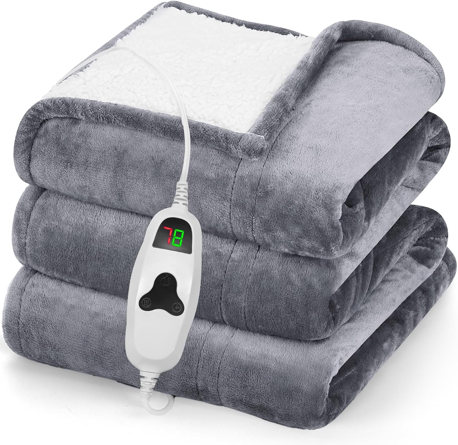 greenoak Heated Blanket Electric Throw