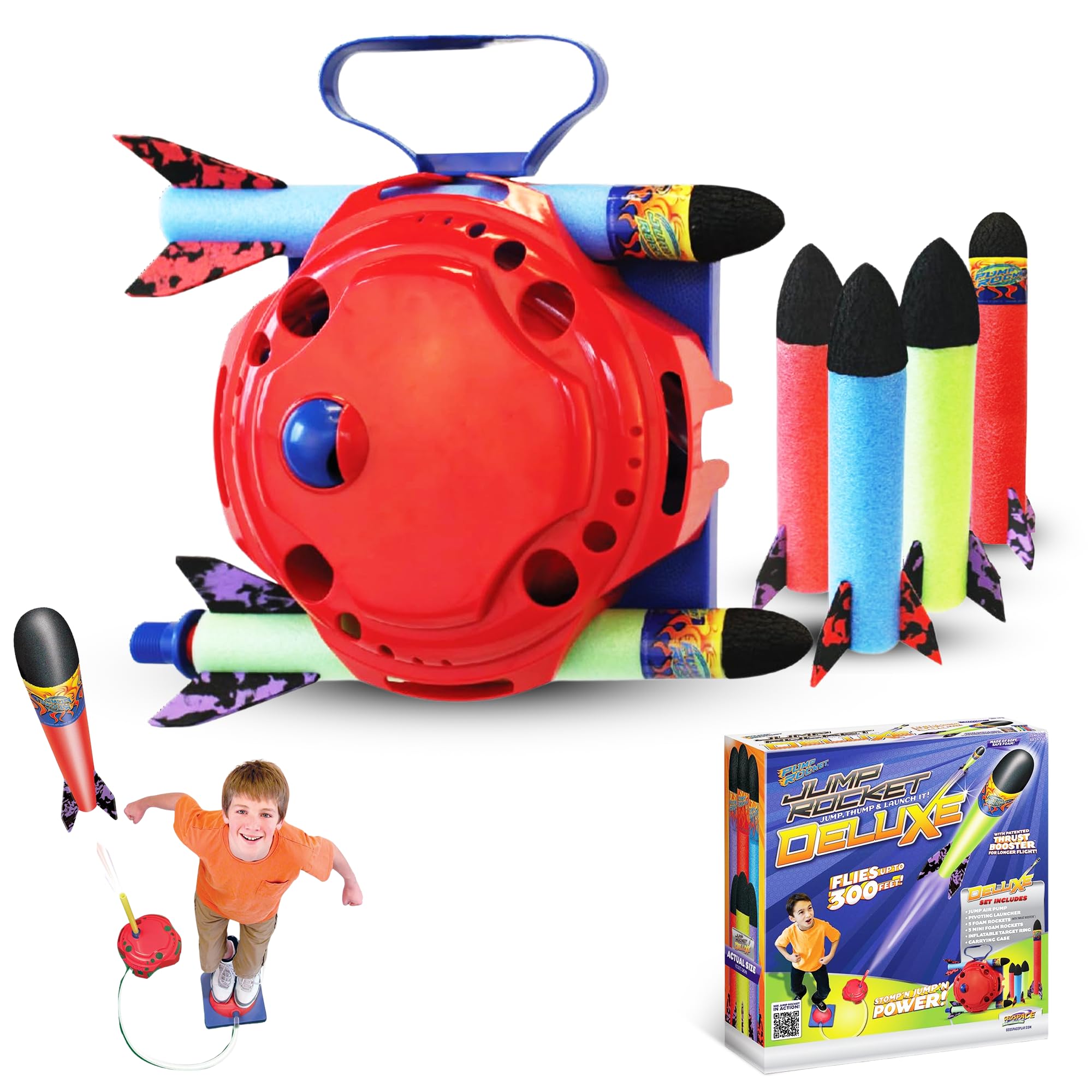 Amazon.com: Geospace Jump Rocket Deluxe Size Set Single Pump
