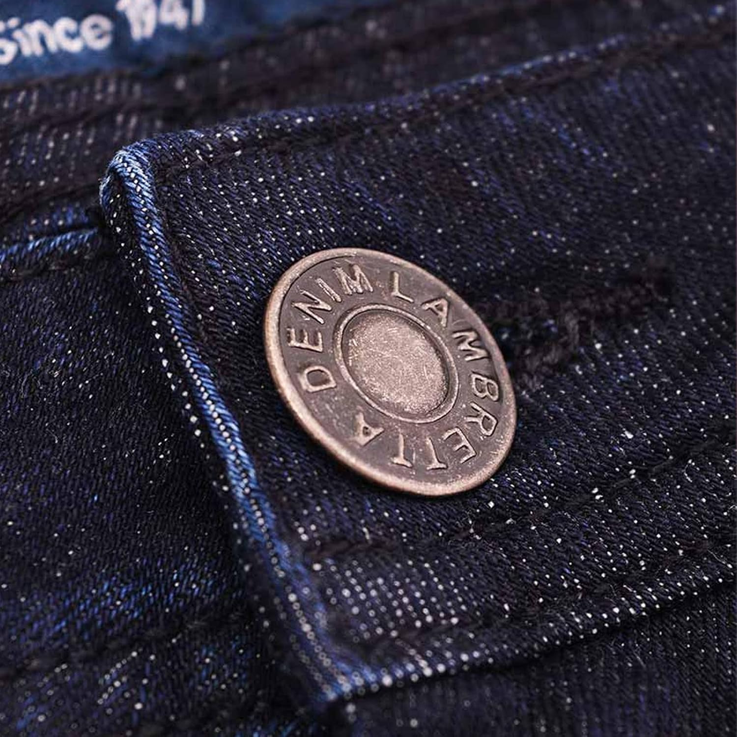 Lambretta Mens Chester Straight Fit Denim Jeans