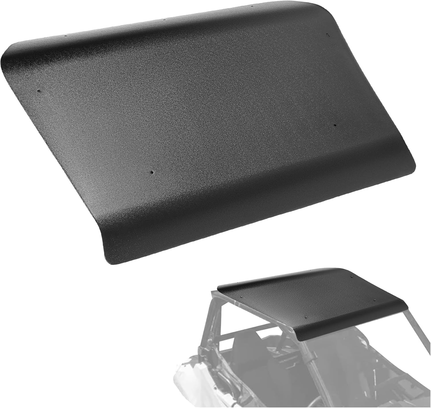Hard Roof Top Compatible with Polaris RZR 200 EFI 2022-2025 2024 2023 Replacement for 2889739 Plastic Black Textured UTV Roof Accessories (Hardware/Seal Strip/Instruction Inlcuded)