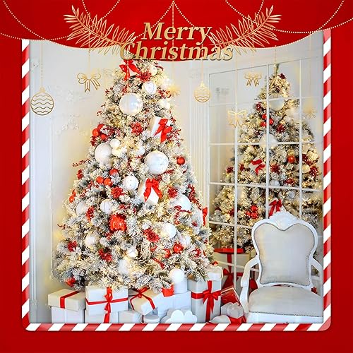 Miniatura 2 de Árbol de Navidad artificial de 5 pies, árbol de pino de Navidad de alta calidad para el hogar, oficina, decoraciones de fiesta, con 498 ramas,