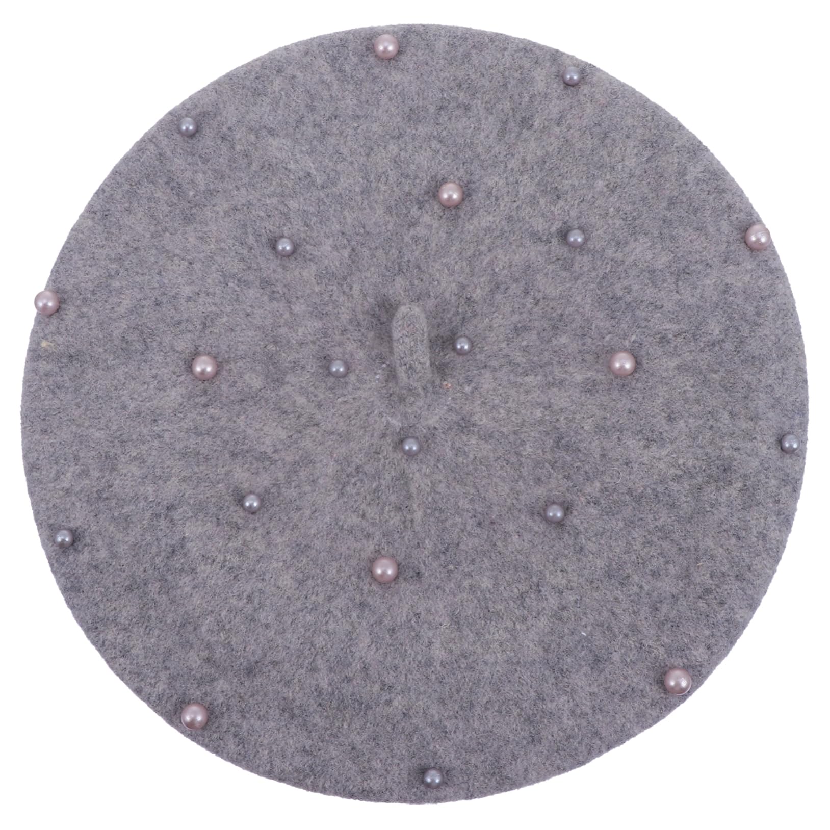 BESPORTBLE Girl's Casual Hat Children's Lightweight Beret Cap Versatile for Travel Beach and Daily Activities Grey