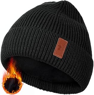 Sponsored You’re seeing this ad based on the product’s relevance to your search query.Learn more about this advertisement BISON DENIM Winter Hat Men Women Merino Hat Warm Fleece Running Hat Beanie Unisex Men's Hat Winter