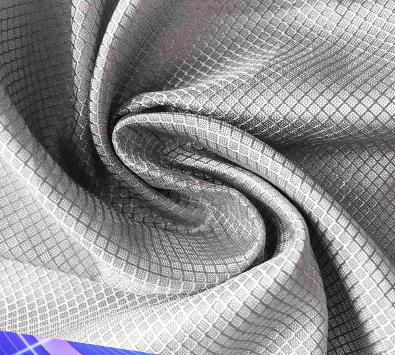 Radiation Protection Cloth EMF Fabric Cloth EMF Blocking Material RF Blocking EMP/EMF Protection RFID Blocking Fabric,silver-4x1.1m