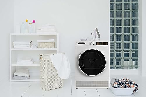 Miniatura 6 de Hamilton Beach Secadora eléctrica de ropa sin ventilación de tamaño completo, capacidad de 4 pies cúbicos, con bañera de acero inoxidable, fácil