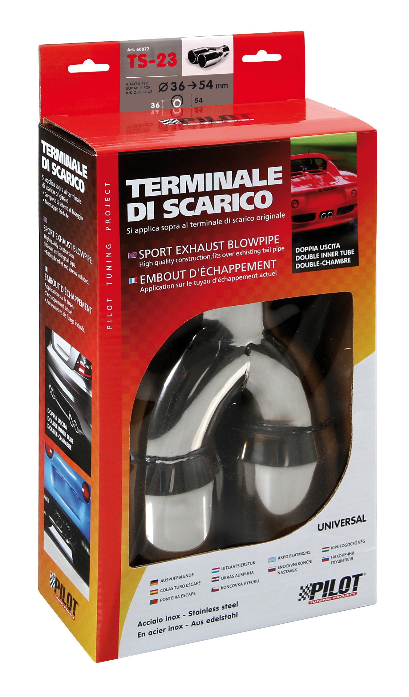 Lampa Terminale TS-23 In Acciaio Inox - Diametro 38-48mm Per Applicazioni Industriali - Foto 12