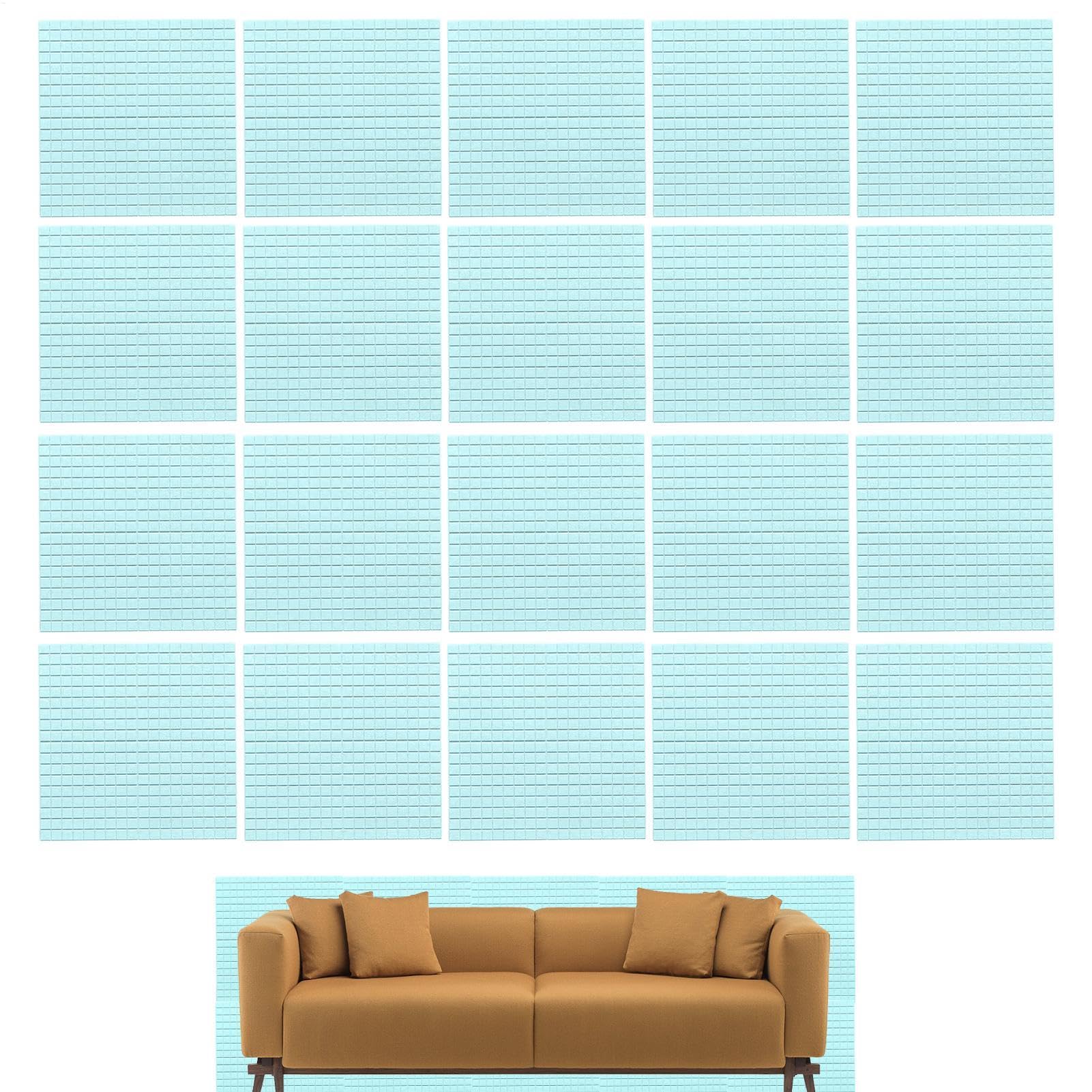 Papier peint à coller et à décoller – Panneau mural en mousse – Décollez