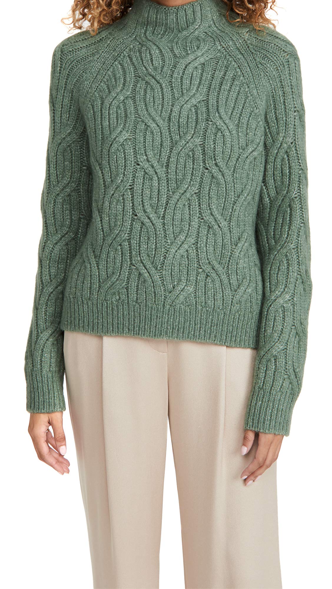 Vincewomens TWISTED CHAIN TURTLENECK UPC