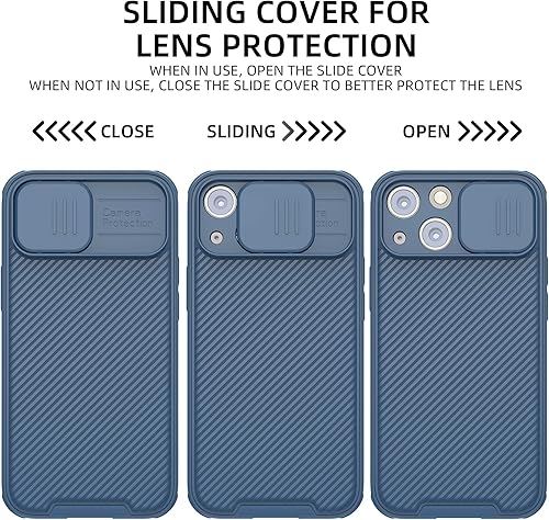 Miniatura 7 de Hitaoyou Magsafe - Funda protectora para cámara iPhone 13 Mini compatible con cargador Magsafe con cubierta deslizante para lente, funda magnética