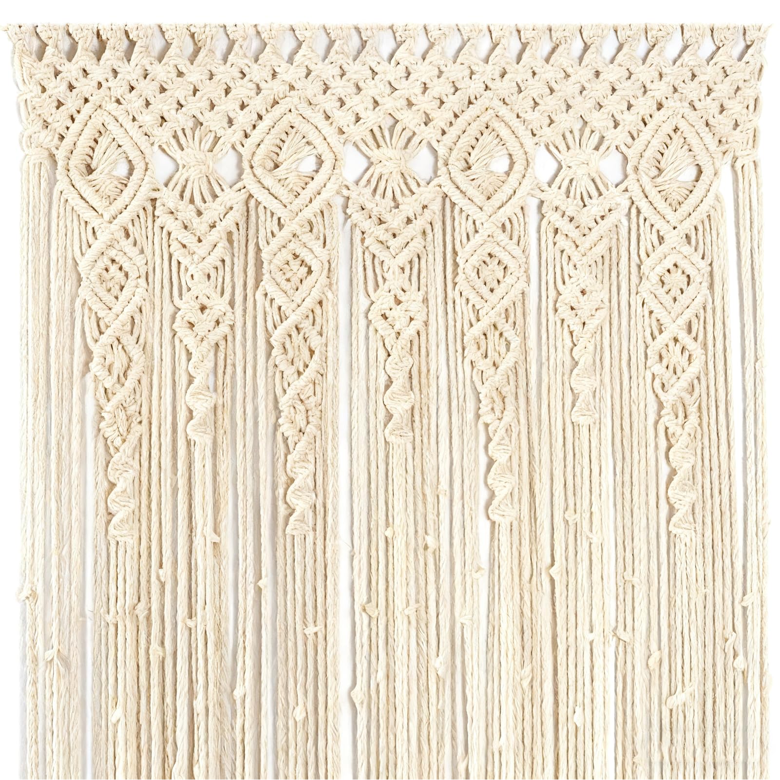 Boho-Türvorhang,Makramee Wandbehang Vorhang,Raumteiler Vorhänge,Wandteppich Böhmische Wanddeko Wandteppich Türvorhang für Wohnzimmer Schlafzimmer Hochzeit Wohnung Dekoration (stil-2 90*180cm)