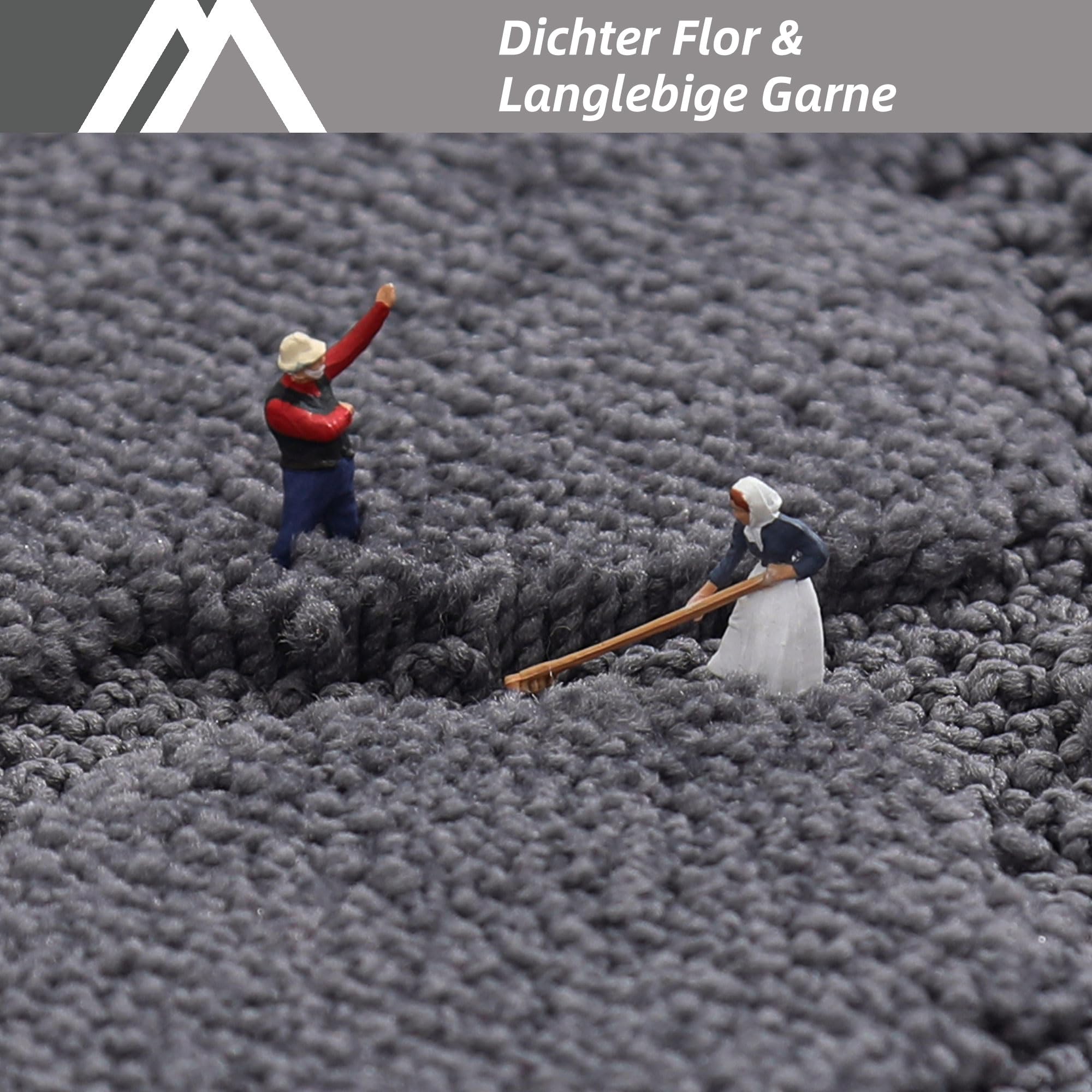 COSY HOMEER Küchenläufer Rutschfest – 2-teiliges Set, Waschbar, Spinnennetz-Design