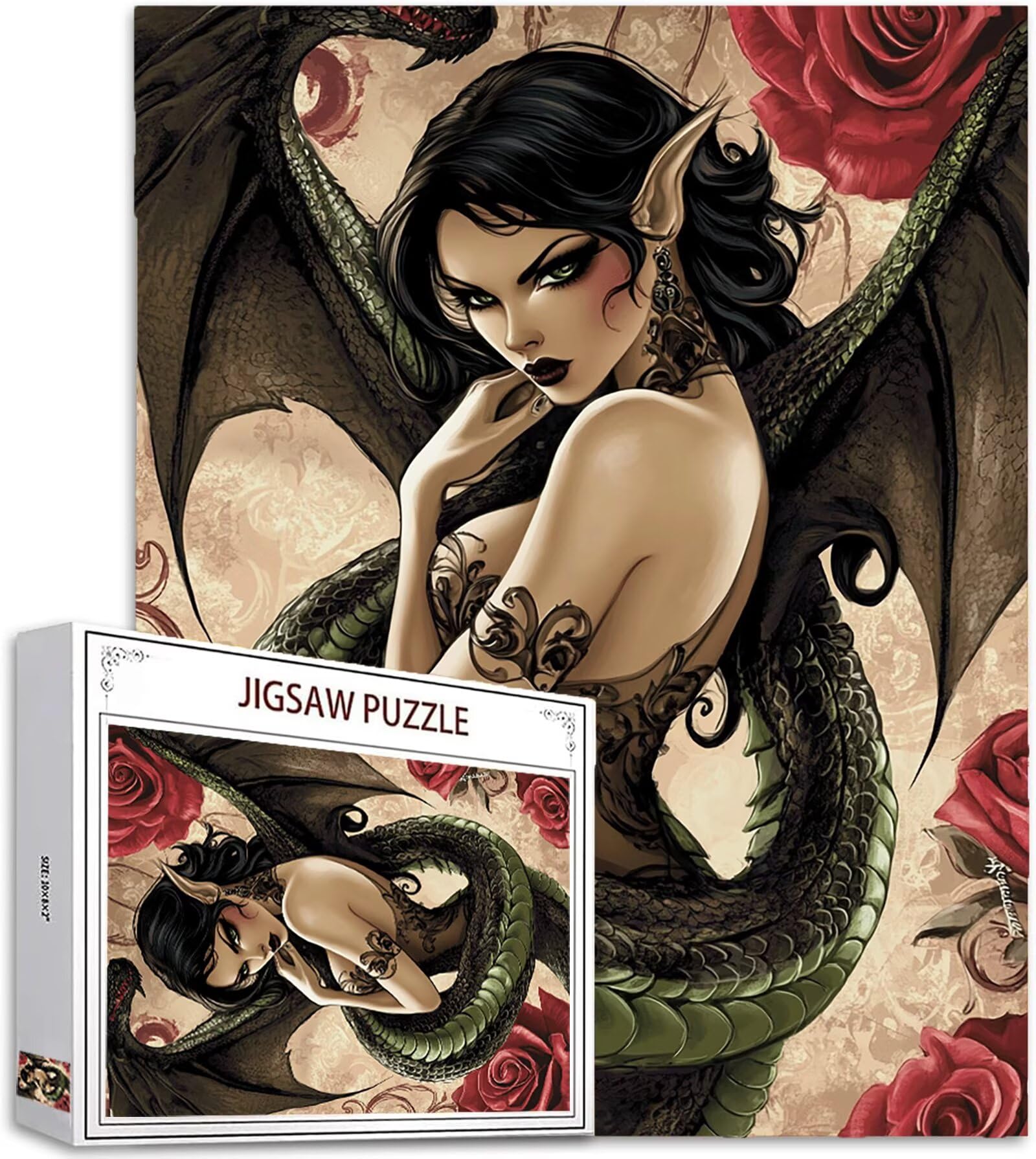 Puzzle dla dorosłych 4000 sztuk, puzzle 4000 elementów dla dorosłych, drewniana łamigłówka wymagająca gra z pudełkiem upominkowym do dekoracji domu, dekoracja sypialni, prezenty dla kobiet mężczyzn