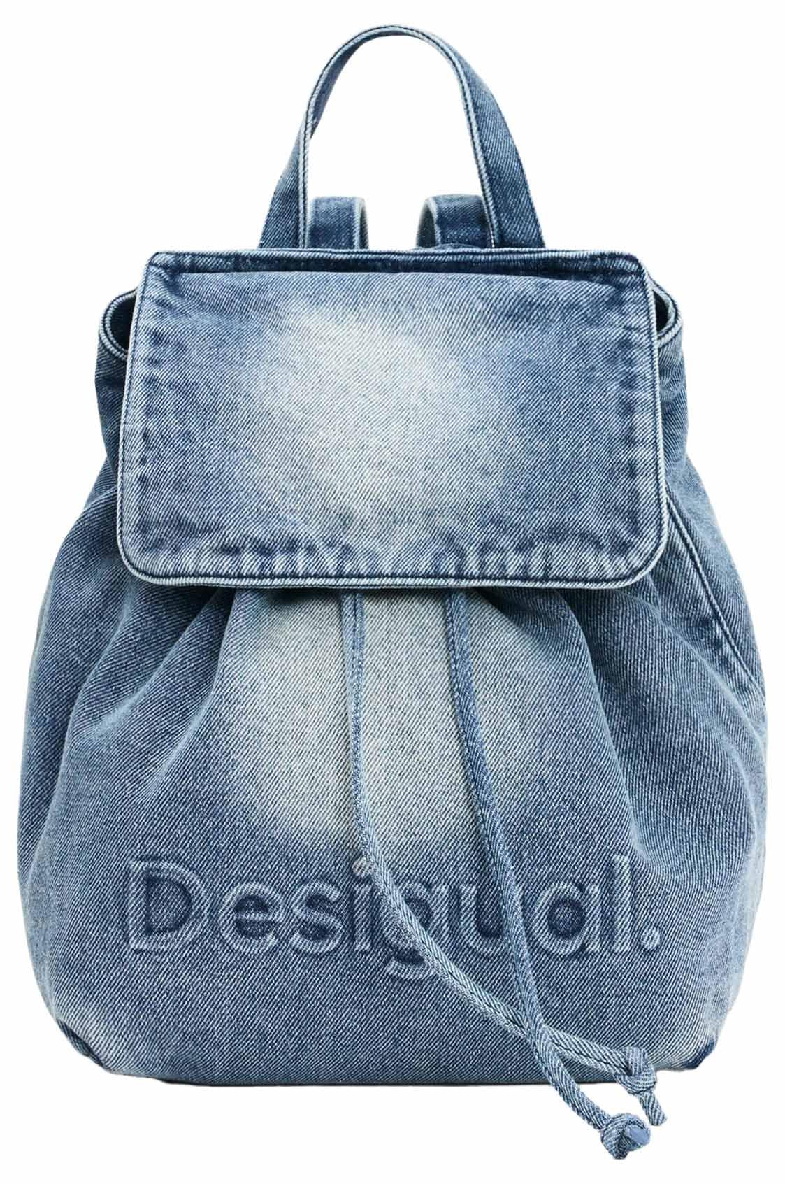 Desigual Half Logo Denim, Zaino da donna, medio