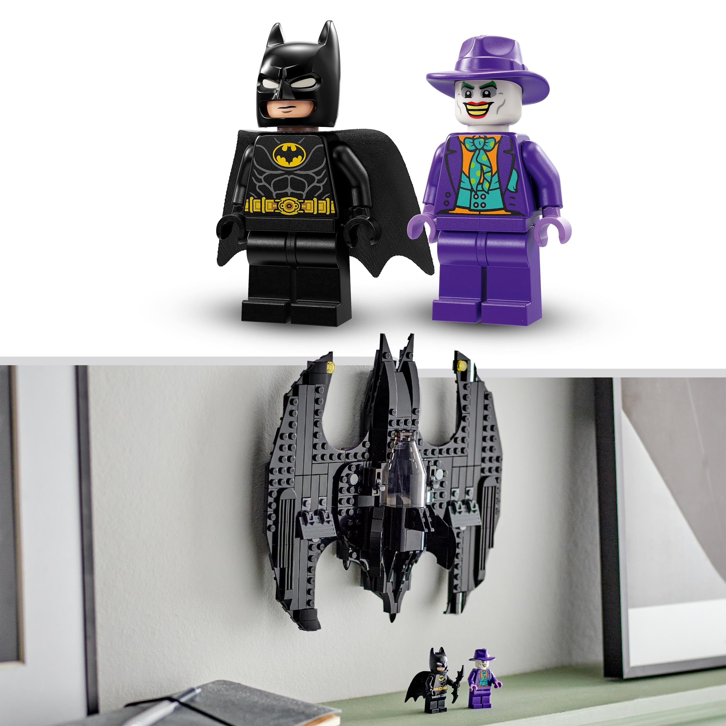 Amazon.com: Lego 76265 DC Batwing: Batman vs. The Joker, Iconic