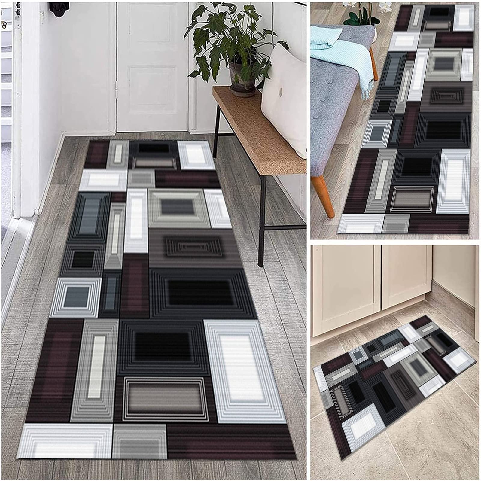 Tapis d'hôtel haut de gamme style galerie et couloir d'entrée chic 60x500 cm