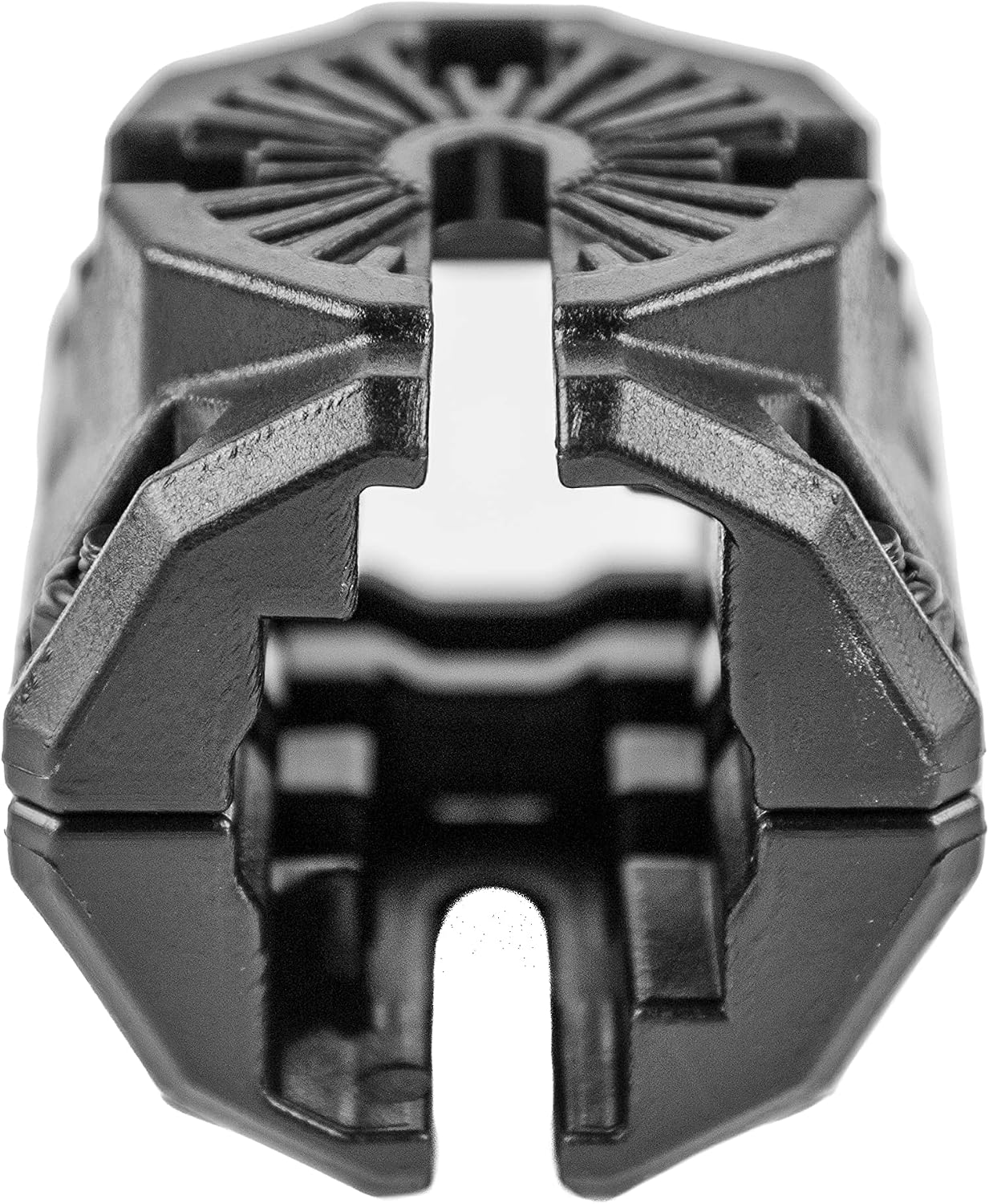 YakAttack MightyMount Duo Rail Adapter, Black - Compatible with Hobie H-Rail | Kayak Fishing Accessories