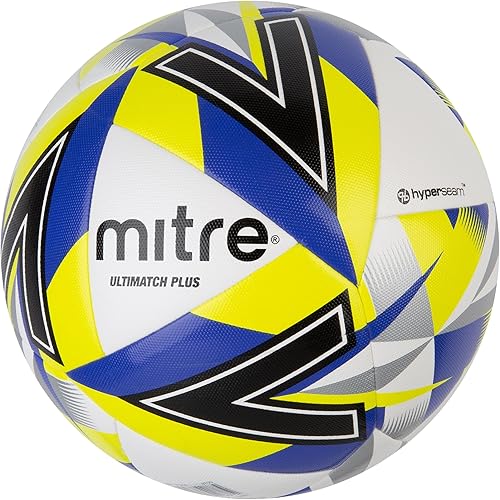 Vista 10 de Mitre ULTIMATCH Soccer Ball - Cushioned Hyperfoam for Responsive Touch - Durable Multi-Panel Construction with Hyperseam Tech Ultimatch Plus