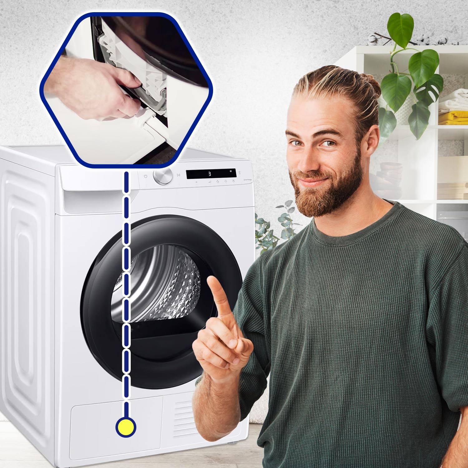 Filtro Schiuma - Asciugatrice - WHIRLPOOL - 1459714054905497287 - Foto 9