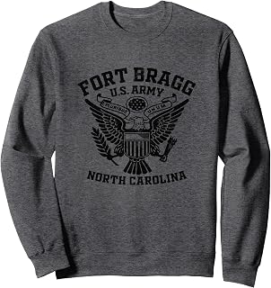 Fort Bragg US Military Base North Carolina NC Ft Bragg Gifts Sweatshirt