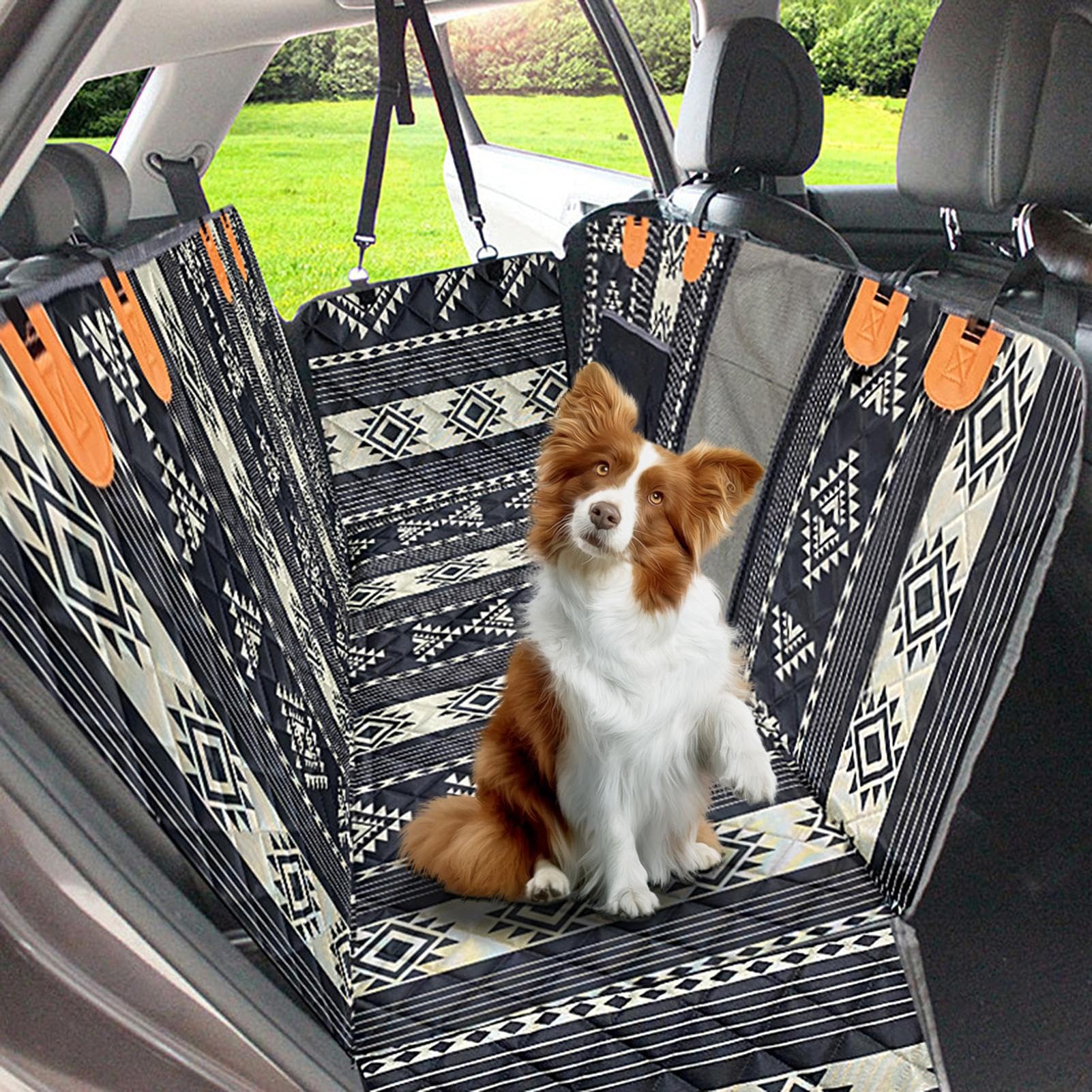 Para Asiento Trasero De Coche Para Perros Hamaca Asiento Vehículo Mascotas | Hamaca De Seguridad Para Gatos En El Coche Para SUV Sedán Viajes Por Carretera Acampada