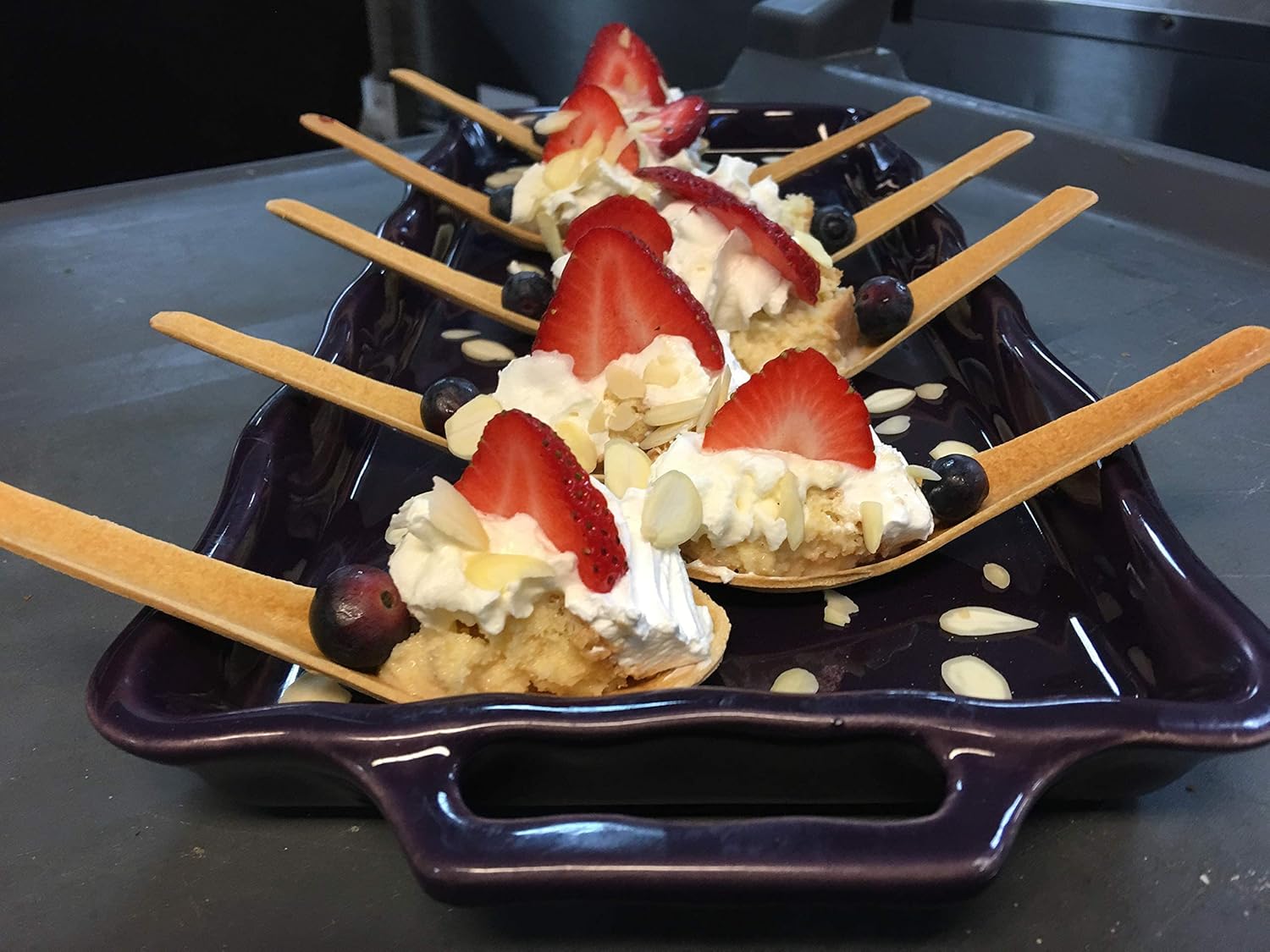 Edible Spoon Thin & Crispy Shell Excellent for Food Presentation Easy to use; just fill, garnish and serve Great for Cocktail Parties Weddings Bdays any Special Event- Ready to Eat