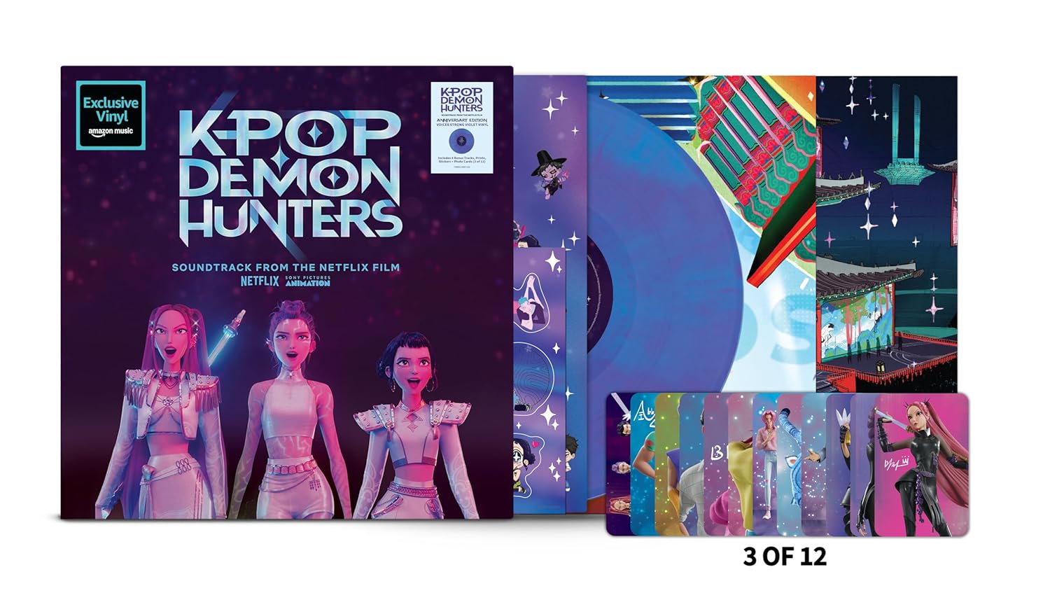 KPop Demon Hunters (Soundtrack from the Netflix Film - Anniversary Edition) [Voices Strong Violet LP - Amazon Exclusive]