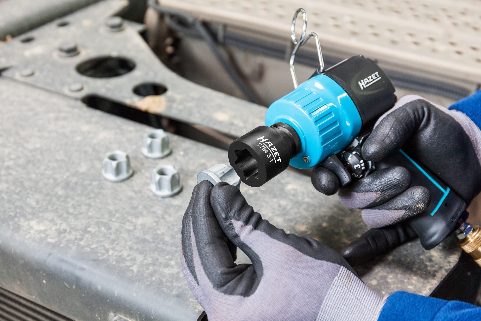 Hazet Chiave a bussola a percussione, con profilo speciale (per Mercedes Benz Actros, Antos e Arocs) 2784S-1