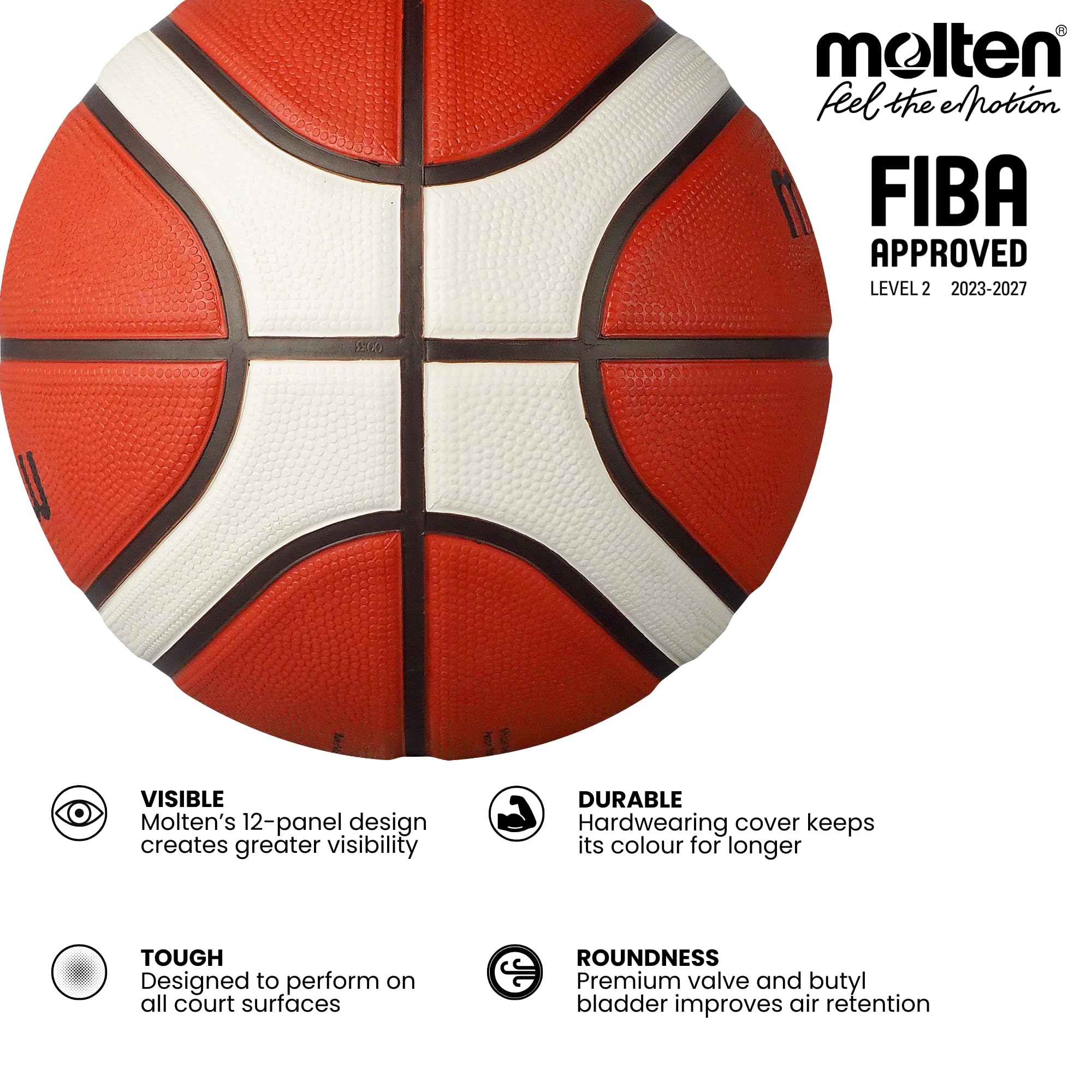 Amazon.com : Molten BG2010 FIBA Approved Basketball