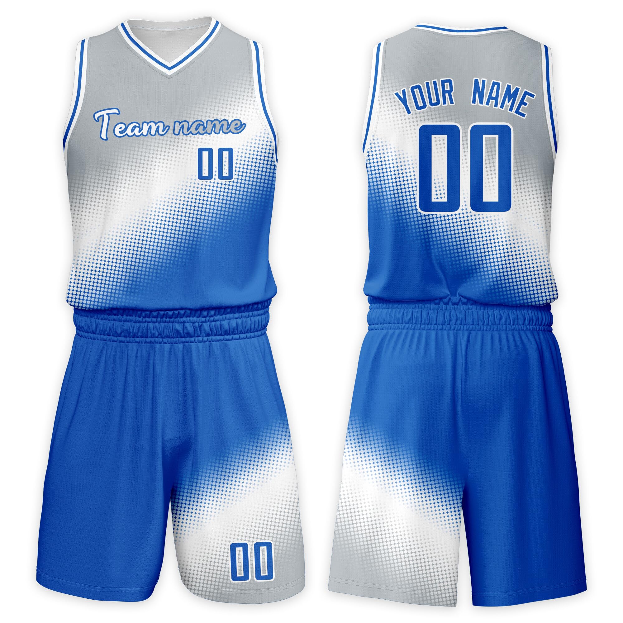 Custom Basketball Jersey Suit Men Women Youth Kids Kit Personized Name Number Jersey/Shorts Uniform Boys Girls Fans Gift