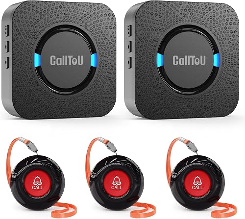 Bouton d'appel d'urgence Bouton d'appel sans Fil système CallToU
