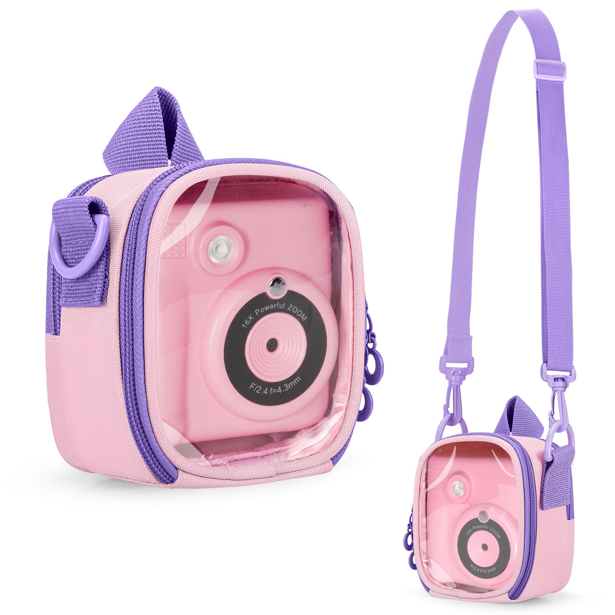 GRAOSO Kids Camera Case Compatible with Seckton, Child Camera Bag