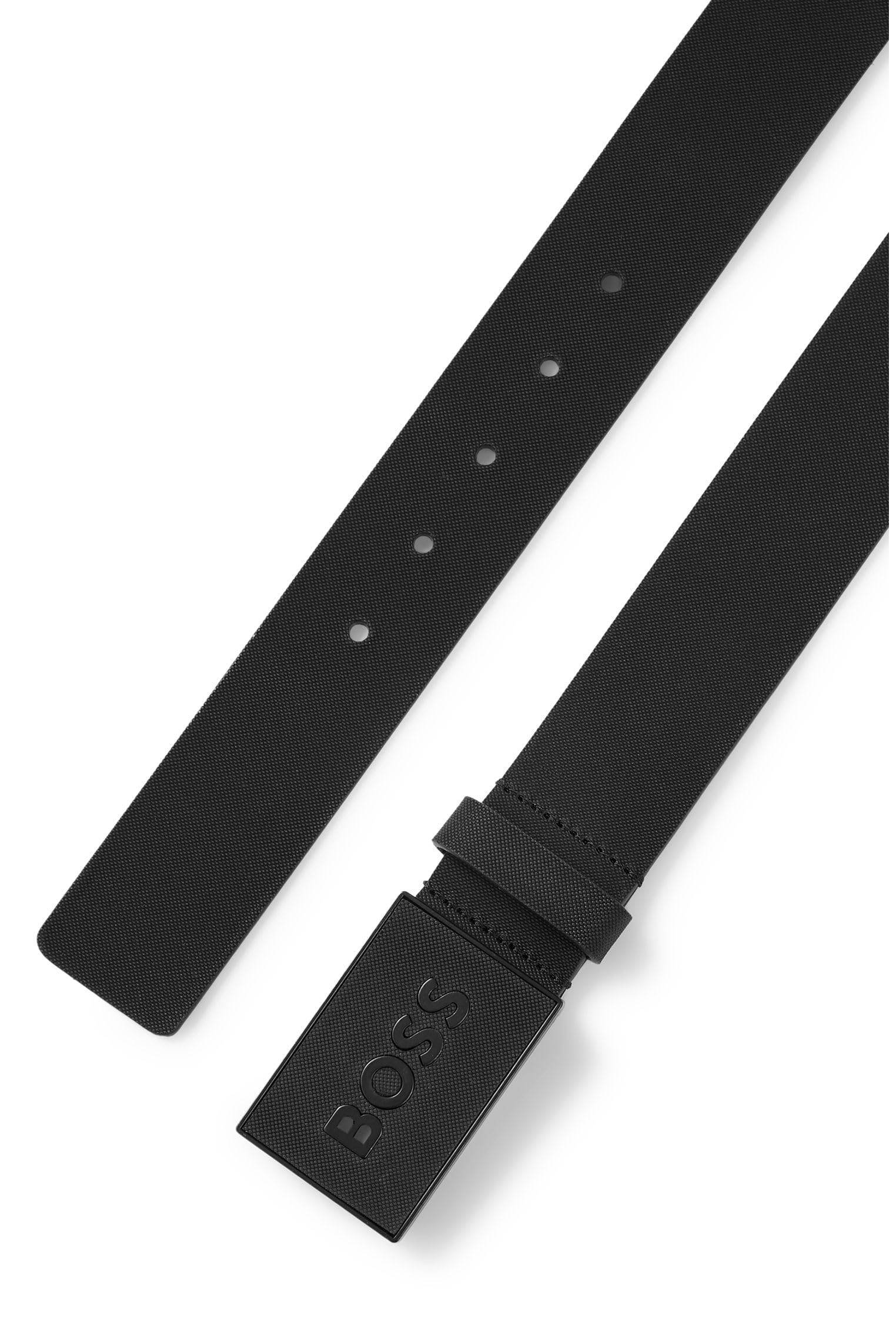 BOSS Pasek unisex, czarny1, 110