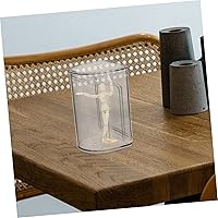 Vista 2 de Caja de exhibición de 4 piezas de artesanía para muñecas, vitrina, estuche transparente, kits de garaje, vitrinas para coleccionables, vitrina