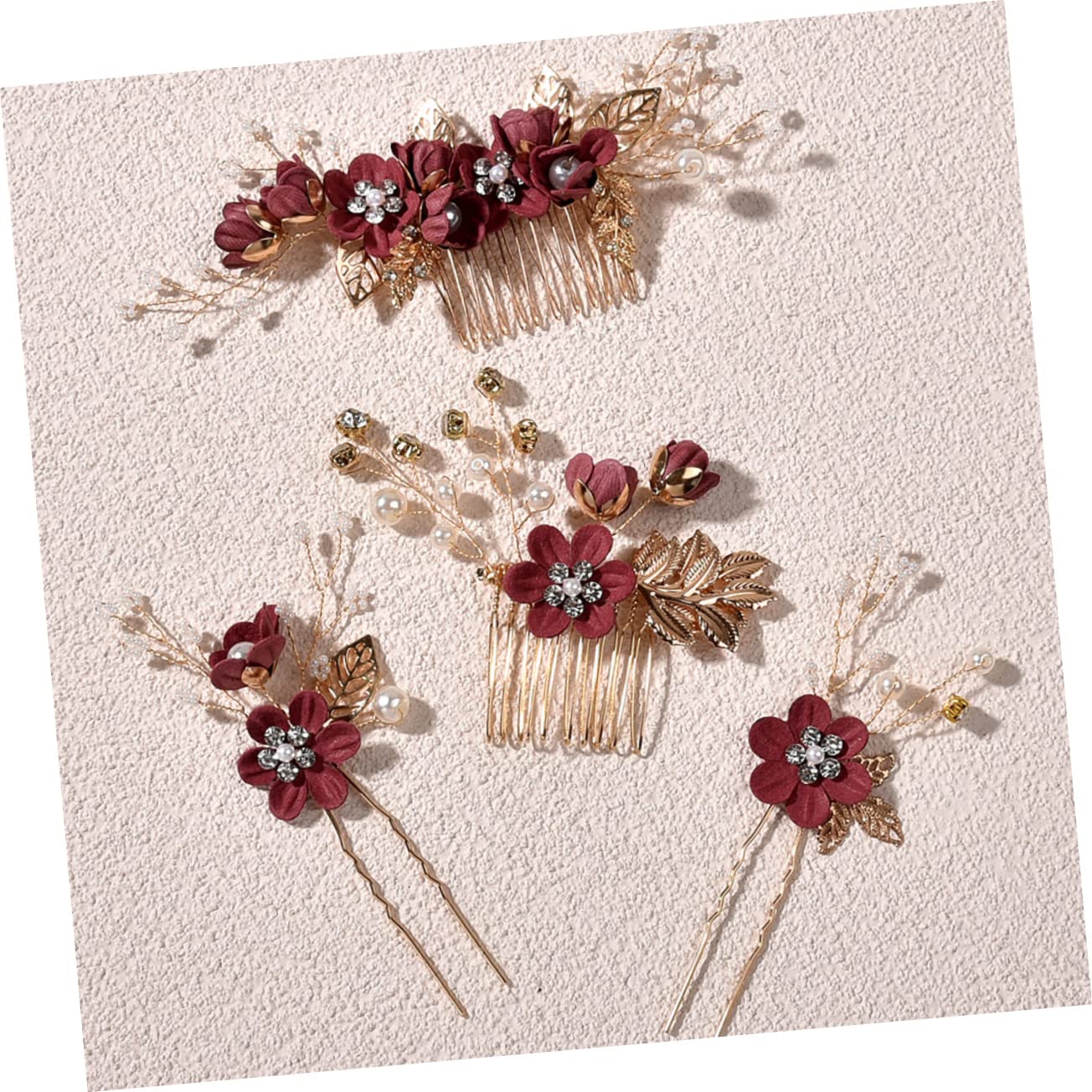 ABOOFAN 3sets Pettine Per Decorativi Accessori Per Matrimoni e Cerimonie Accessori Per e Damigelle