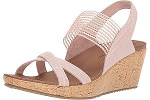 Beverlee Wedge Sandals for Women Size 7 - Comfortable Summer Platform Wedge Heels