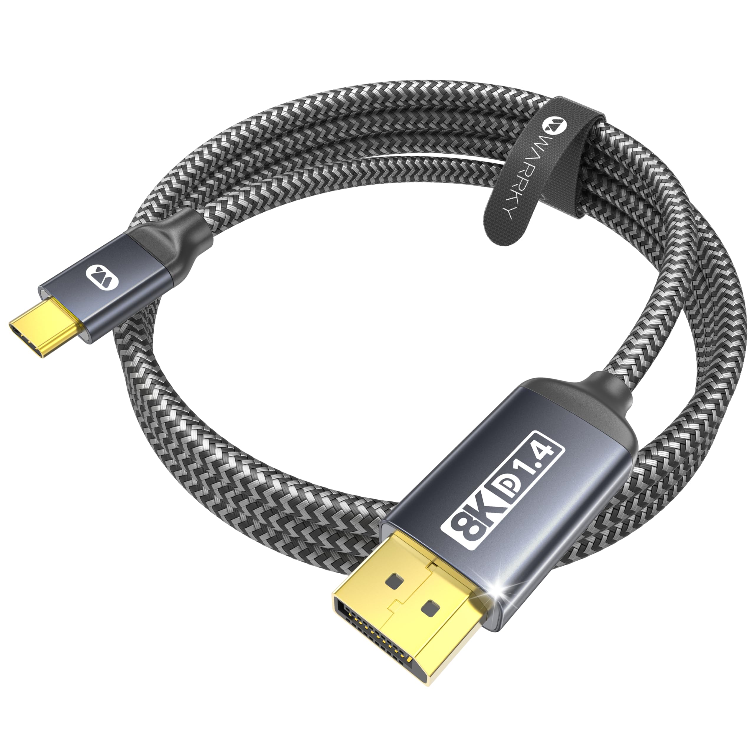 WARRKY-CD17-USB C - DisplayPortケーブル 3M - 8K@60HZ
